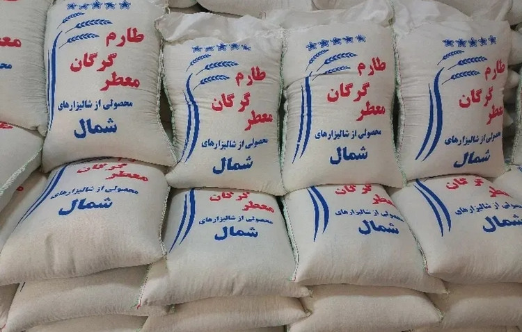 برنج ایرانی طارم گرگان معطر درجه یک شمال ارسال رایگان
